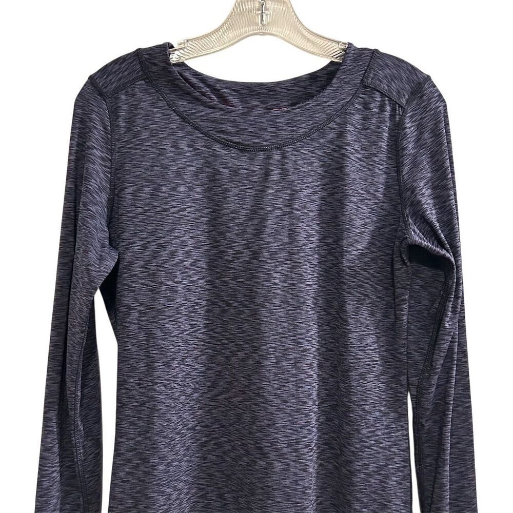 Cuddl Duds Women's Flex Fit Long Sleeve‎ Pullover Top Blue M